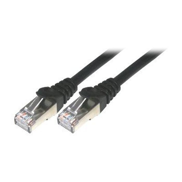 3700224704056-MCL Samar - câble réseau RJ45 CAT 6 F/UTP - 50 cm - noir-Image du produit-0