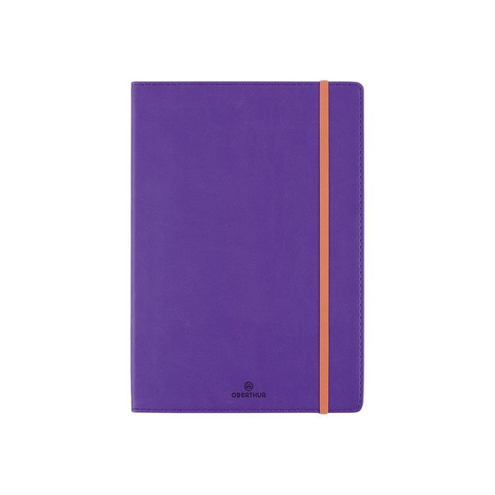3108725881632-Oberthur Carmen - Carnet de notes souple A5 - ligné - 200 pages - violet-Avant-0