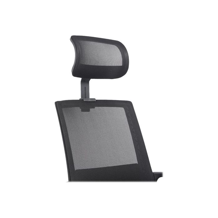 3760185020848-Fauteuil de bureau LIBERTY 02 - accoudoirs fixes - appui-tête réglable - noir-Gros plan-6