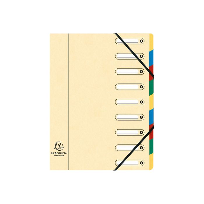 3130630053095-Exacompta Harmonika - Trieur à fenêtres 9 positions - disponible dans différentes couleurs-Avant-1