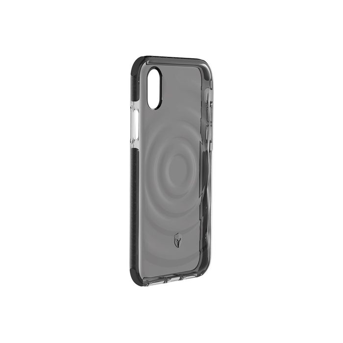 3571211374619-Force Case Urban - Coque de protection pour iPhone X/XS - transparent/gris foncé-Arrière-3