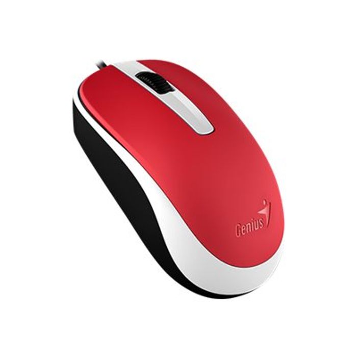 4710268251002-Genius DX-120 - souris filaire - Rouge-Angle gauche-0