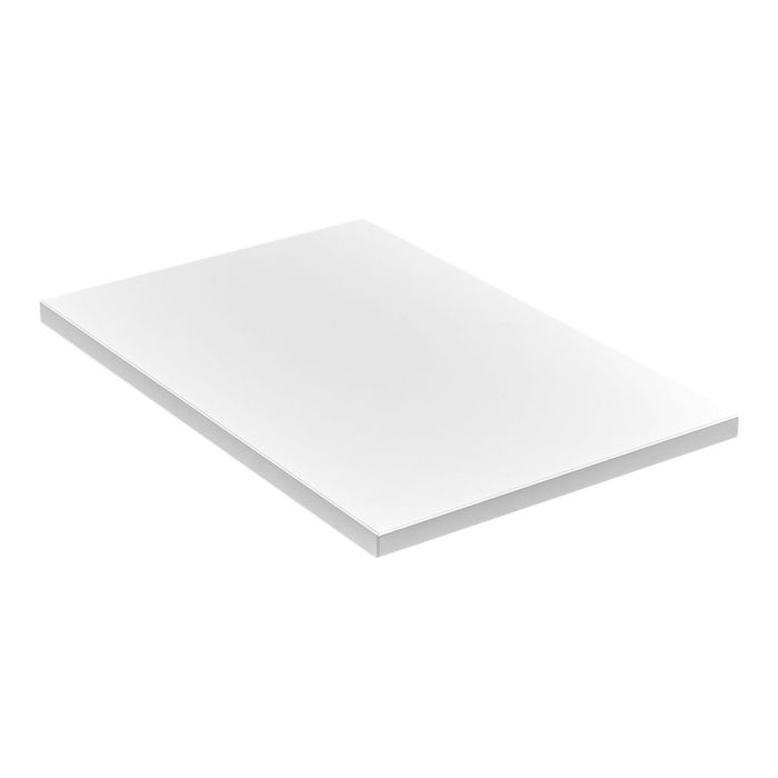 3483600671417-Top pour caisson bout de bureau YES ! - L42xP60 cm - Blanc-Angle gauche-0