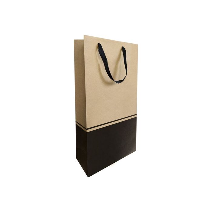 0404051104692-Logistipack Seduction - 10 sacs cadeau pour 2 bouteilles - 19 cm x 9.5 cm x 38.5 cm-Angle gauche-0