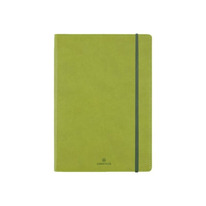 3664447153148-Oberthur Balthazar - Carnet de notes souple A5 - ligné - 200 pages - kaki-Avant-0
