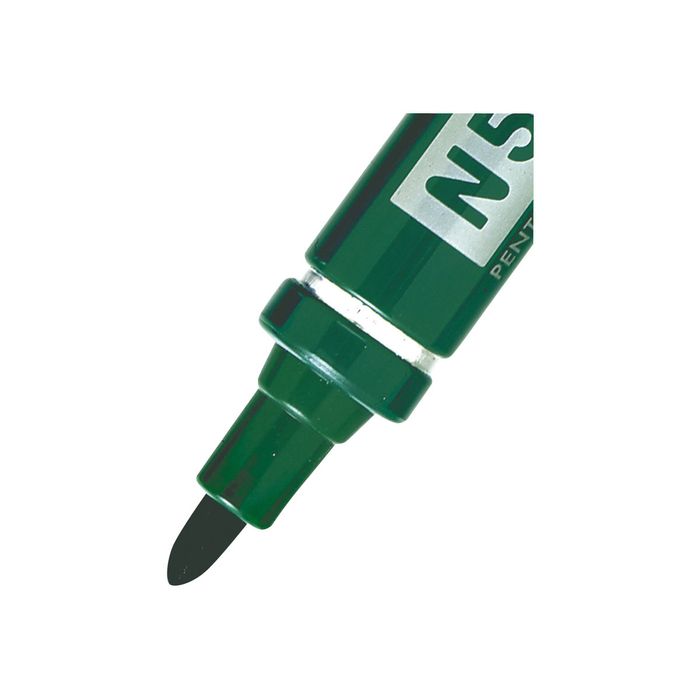 3474370750044-Pentel PEN N50 - Marqueur permanent - pointe ogive - vert-Gros plan-1