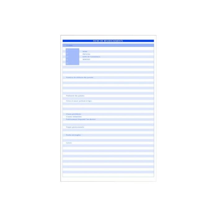3020129917024-Oxford - Cahier du Professeur Principal (spiralé) - 24 x 31 cm - 156 pages-Avant-4