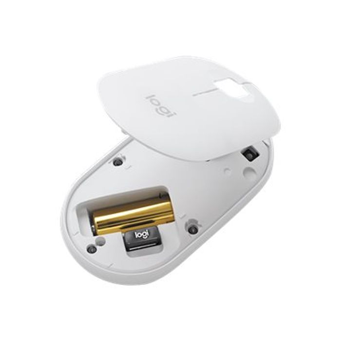 5099206085657-Logitech Pebble M350 - souris sans fil silencieuse - blanc cassé-Intérieur-5