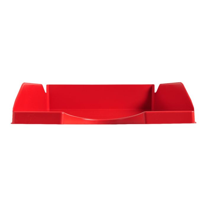 9002493115439-Exacompta Ecotray - Corbeille à courrier rouge-Avant-0