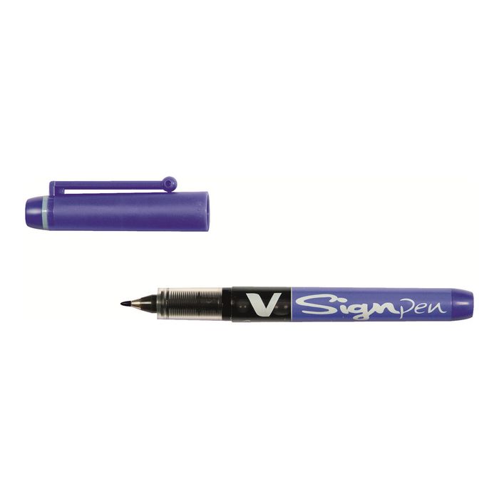 4902505198250-Pilot V Sign Pen - Feutre fin - violet-Angle gauche-0