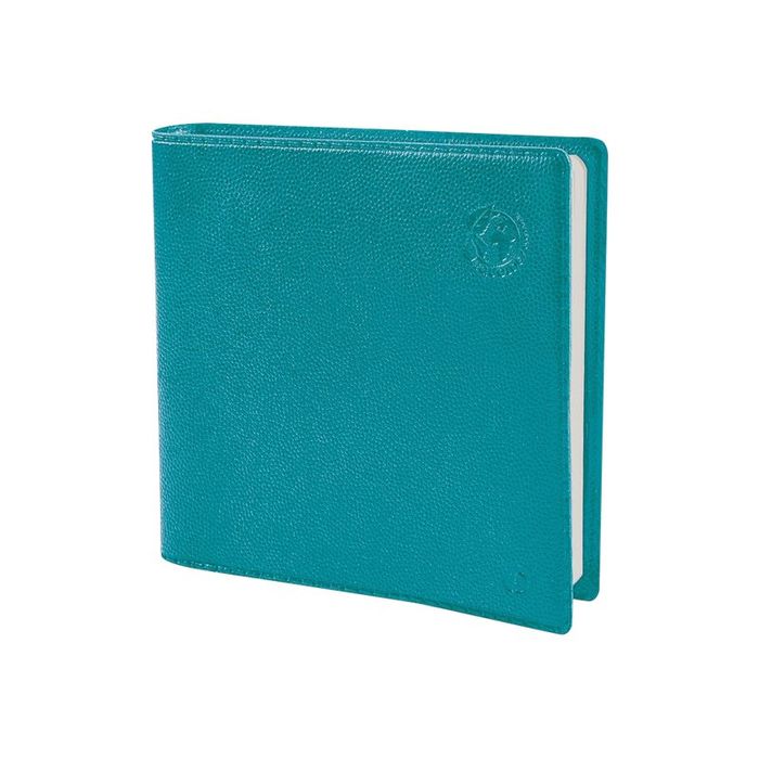 3371010386444-Agenda Equology - 1 semaine sur 2 pages - 16 x 16 cm - bleu lagon - Quo Vadis-Angle droit-0