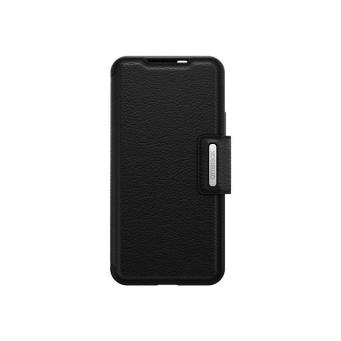 0840104296509-OtterBox Strada - porte folio en cuir pour Samsung Galaxy S22+ - noir-Avant-0