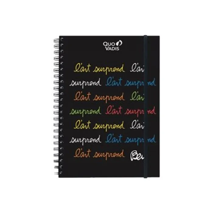 3371010182855-Quo Vadis Ben - Carnet à élastique A5 (15 x 21 cm) - blanc uni-Avant-0