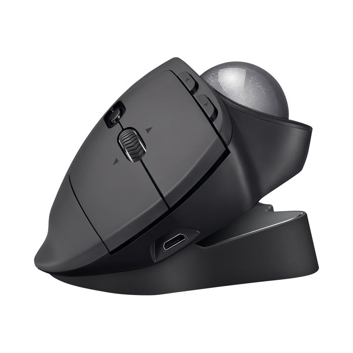 5099206073081-Logitech MX Ergo - souris sans fil ergonomique avec trackball pour droitier - noir-Arrière-6