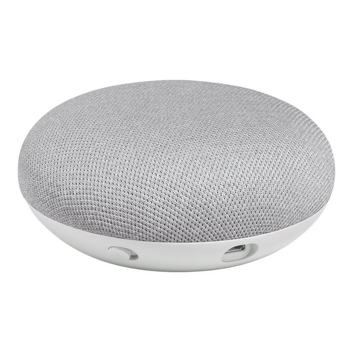 3280191805258-Google Home Mini -Pack enceinte connectée intelligente +  ampoule Philips teintée -Arrière-4