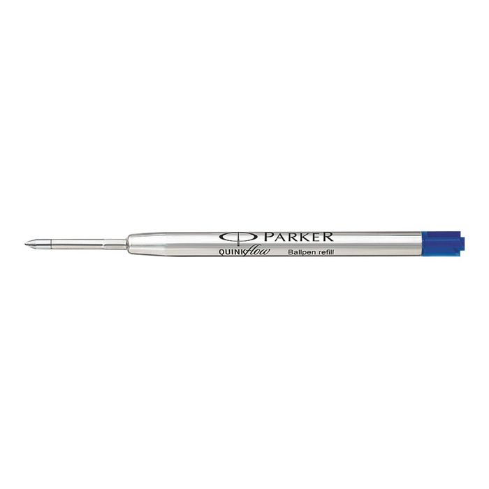 3501179503653-Parker - Recharge pour stylo à bille - bleu - pointe moyenne-Angle gauche-0