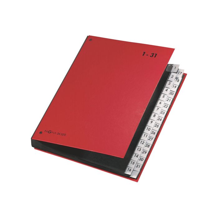 4013951000292-Pagna - Trieur numérique 32 positions - rouge-Angle droit-0