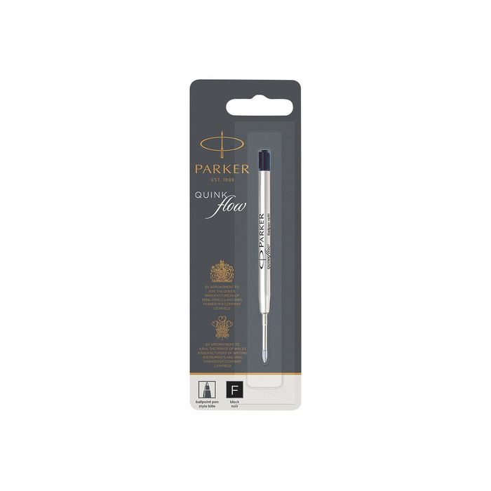 3501170909409-Parker - Recharge pour stylo à bille - noir - pointe fine-Avant-1