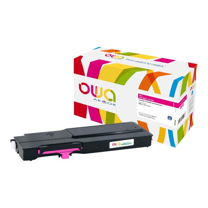 3112539724542-Cartouche laser compatible Dell 593-BBBS - magenta - Owa K16078OW-Avant-0