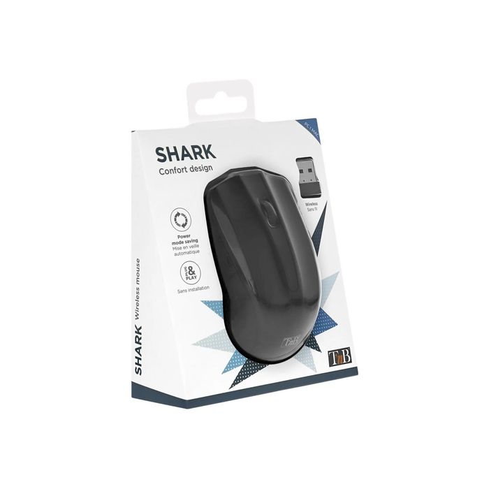 3303170041369-T'nB SHARK - souris sans fil - noir-Angle gauche-7