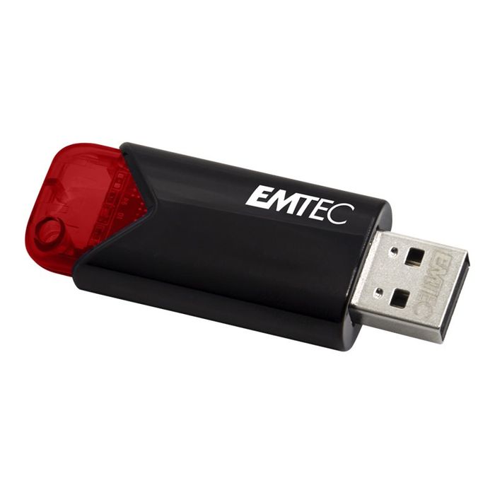 3126170173096-Emtec B110 Click Easy 3.2 - clé USB 3.2 - 16 Go - rouge-Angle droit-1