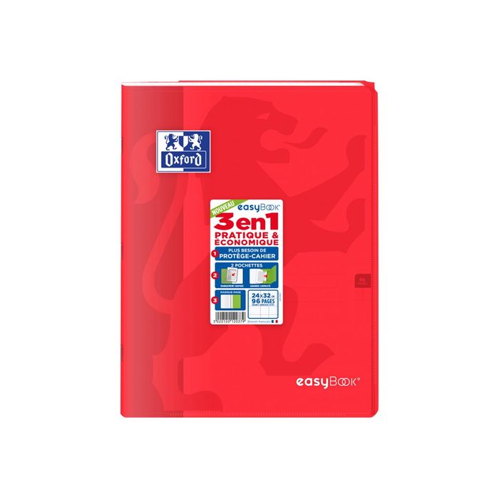 3020120119922-Oxford Easy Book - Cahier polypro A4 (21x29,7 cm) - 96 pages - grands carreaux (Seyes) - disponible dans-Avant-3