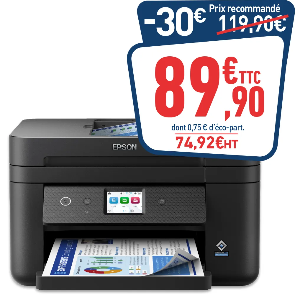 IMPRIMANTE MULTIFONCTION JET D’ENCRE EPSON WF-2960