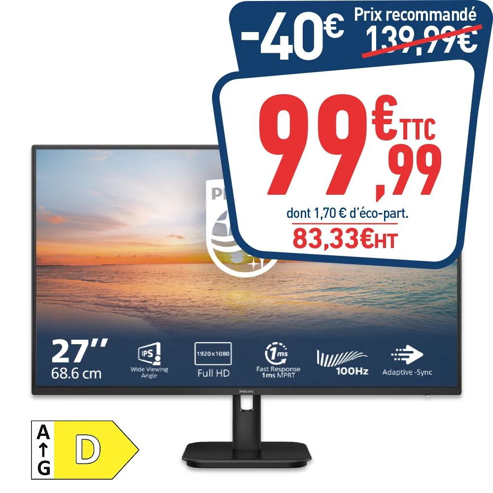 Moniteur Philips 27’’